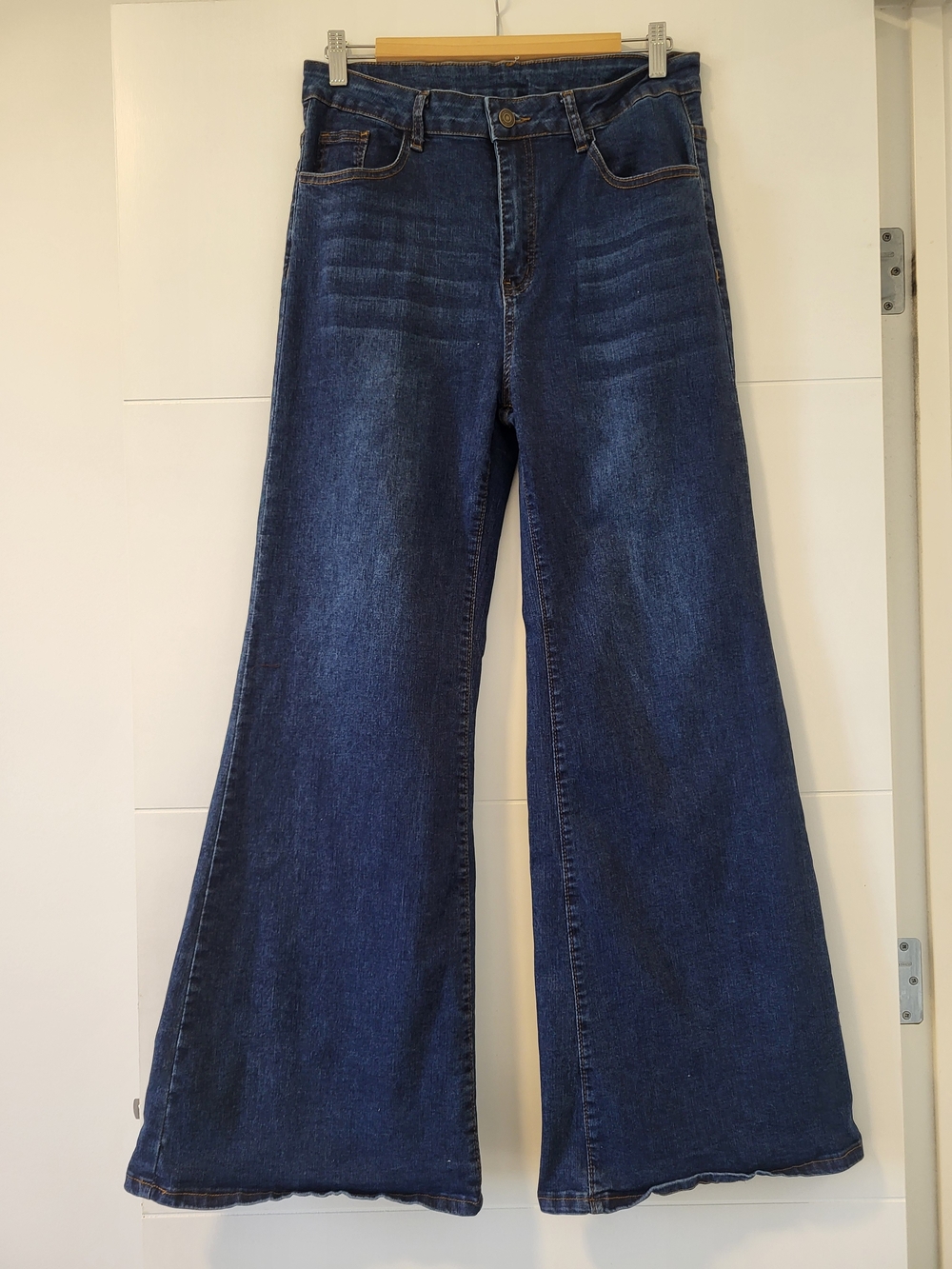 3/$30 Classic Wide-Leg Women’s Jeans - Dark Blue